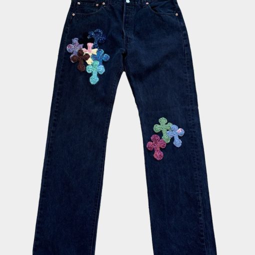 리바이스 501 3D 크로스 니트 모티프 팬츠