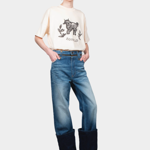 피티드 데님 - 웨트 블루 데님 AW25 DN 004 B