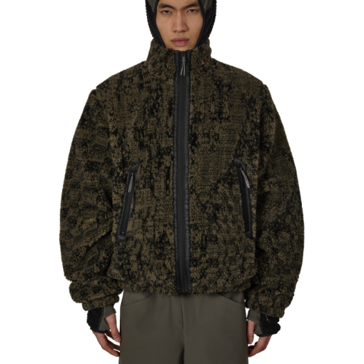 암컷 모피 재킷 올리브 RBMW0506FA339