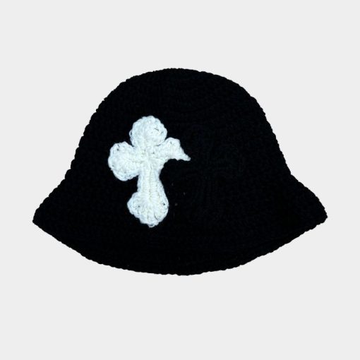컬렉션 3D 더블 크로스 핸드메이드 니트 모자